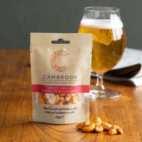 Cambrook: Baked Sweet Chilli Peanuts & Cashews 80g