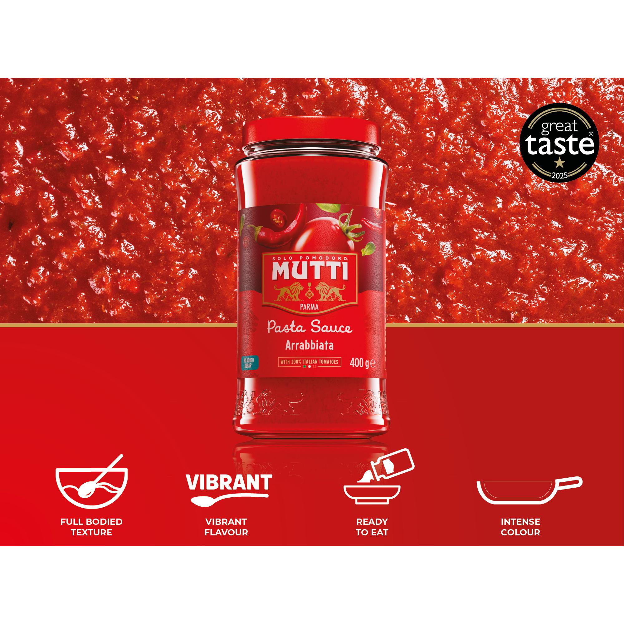 Mutti: Arrabiatta Pizzutello Tomatoes Pasta Sauce with Calabrian Chilli Peppers 400g