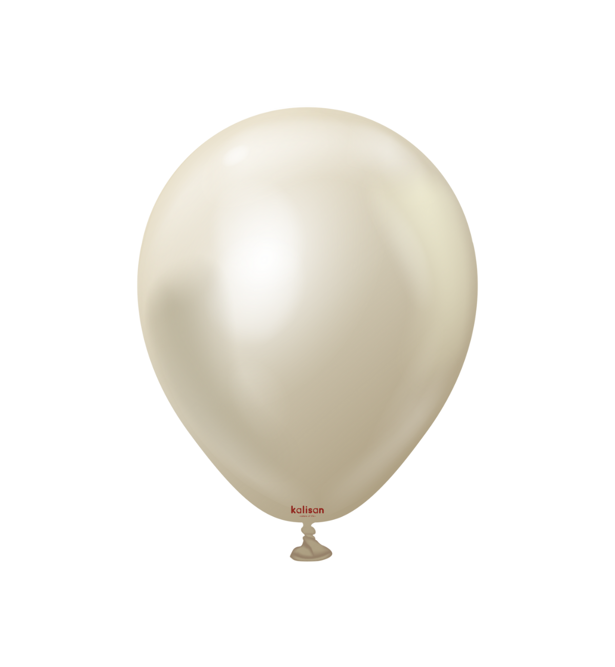 Mirror Chrome White Gold Balloon 12"