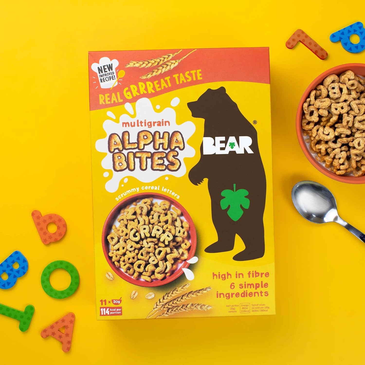BEAR: Alphbites Multigrain Cereal 350g