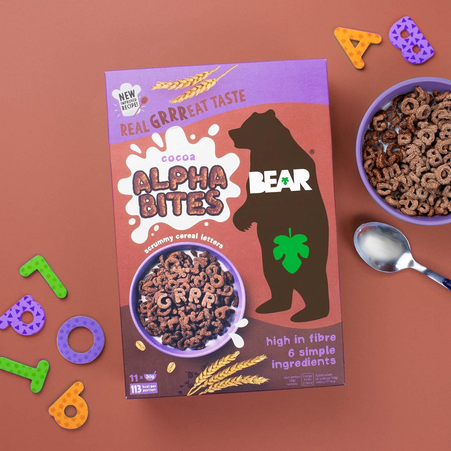 BEAR: Alphbites Cocoa Cereal 350g