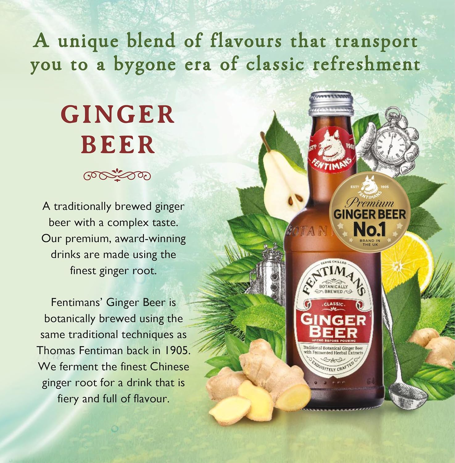 Fentimans: Traditional Ginger Beer 275ml