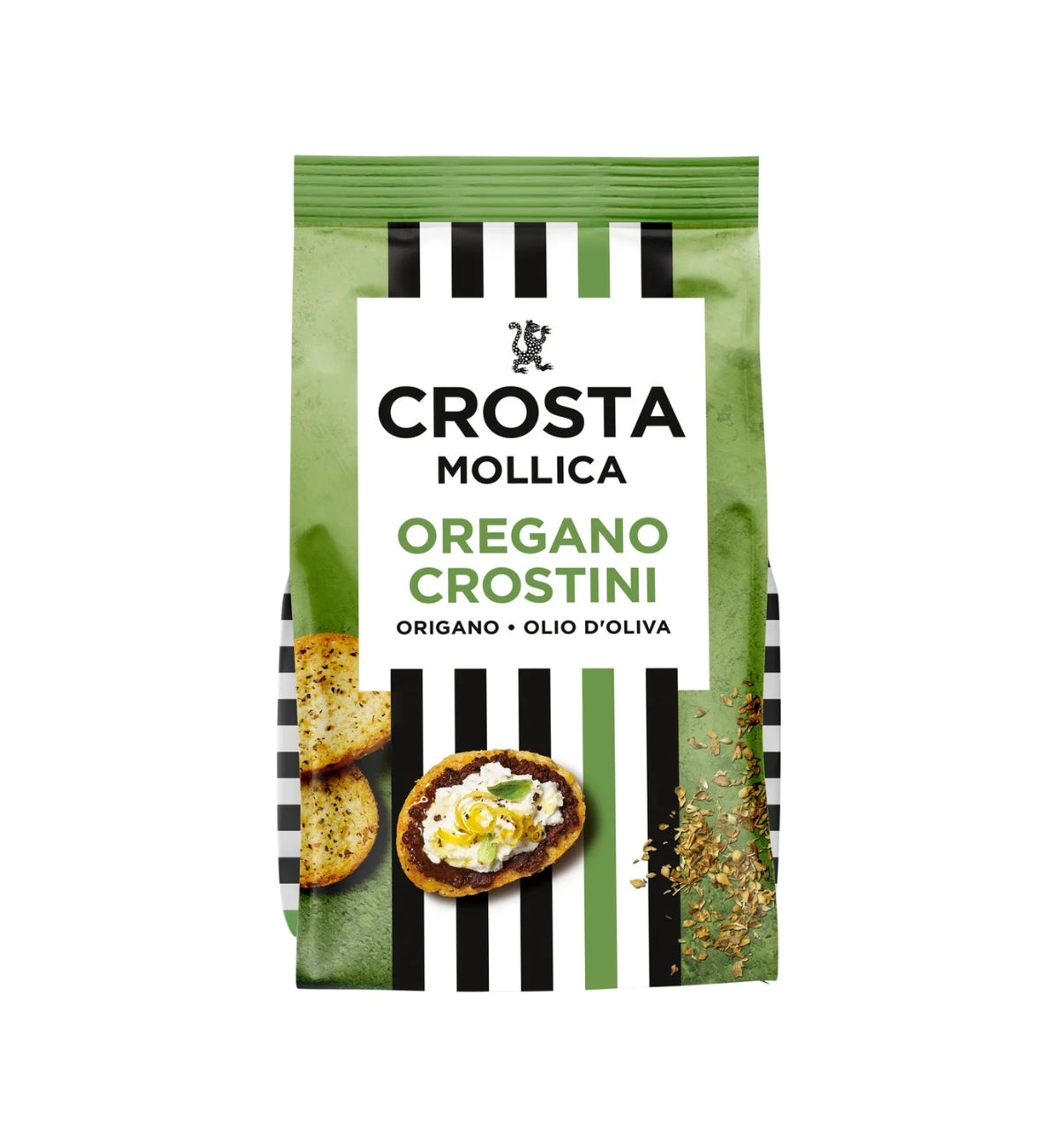 Crosta Mollica: Oregano Crostini Toasted Bread Bites 150g