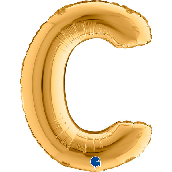 Mini Gold Foil Letters A-Z 14"