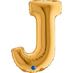 Mini Gold Foil Letters A-Z 14"