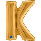 Mini Gold Foil Letters A-Z 14"