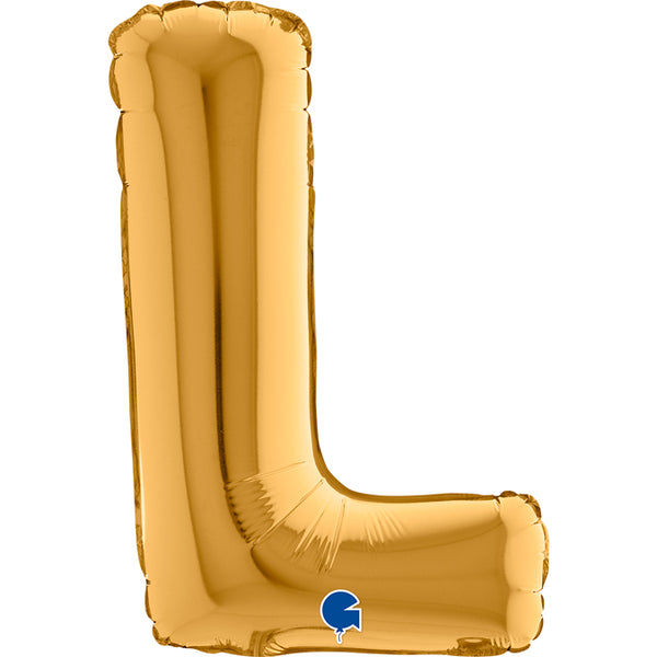 Mini Gold Foil Letters A-Z 14"