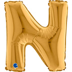 Mini Gold Foil Letters A-Z 14"