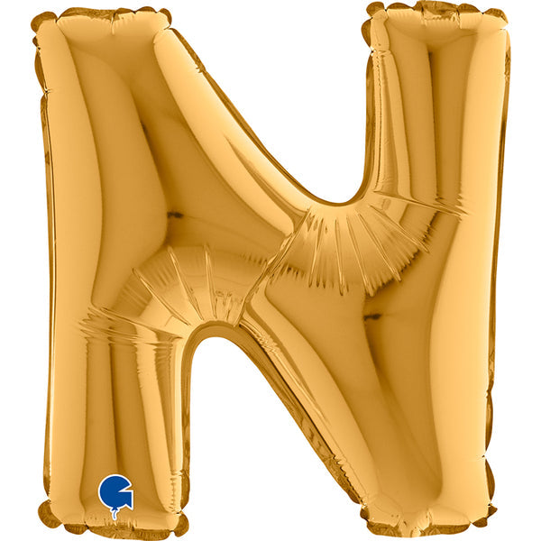 Mini Gold Foil Letters A-Z 14"