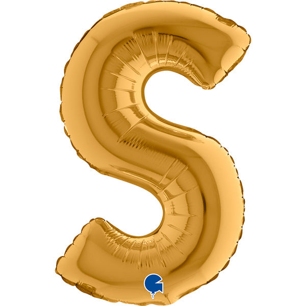 Mini Gold Foil Letters A-Z 14"