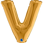 Mini Gold Foil Letters A-Z 14"