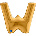 Mini Gold Foil Letters A-Z 14"