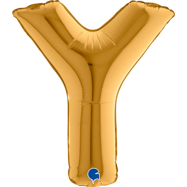 Mini Gold Foil Letters A-Z 14"