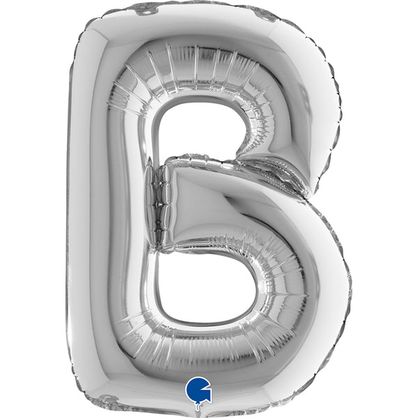 Mini Silver Foil Letters A-Z 14"