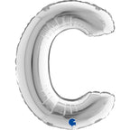 Mini Silver Foil Letters A-Z 14"