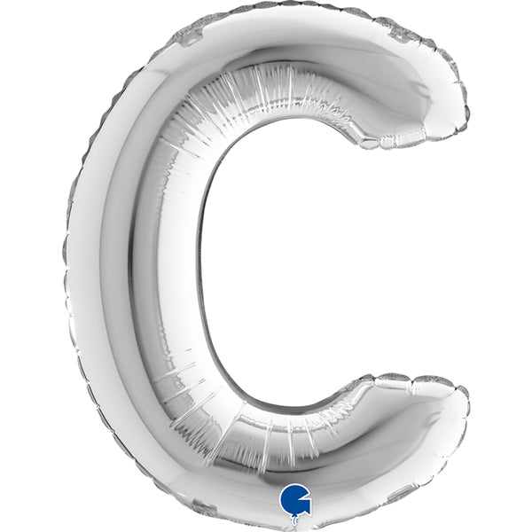 Mini Silver Foil Letters A-Z 14"