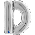 Mini Silver Foil Letters A-Z 14"