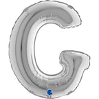 Mini Silver Foil Letters A-Z 14"
