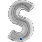 Mini Silver Foil Letters A-Z 14"