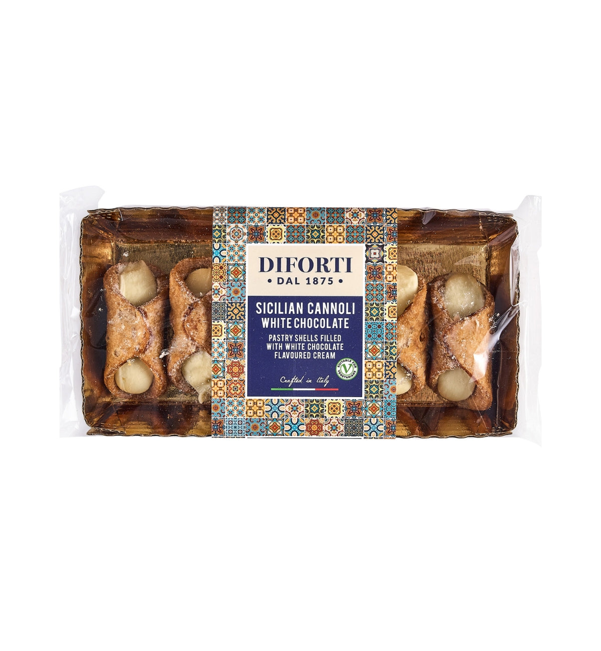 Diforti: Sicilian Cannoli White Chocolate 150g
