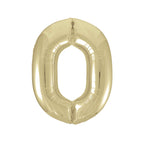 Gold Number Balloons 0-9 34"