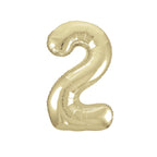 Gold Number Balloons 0-9 34"