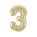 Gold Number Balloons 0-9 34"