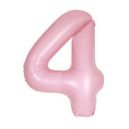 Pastel Pink Number Balloons 0-9 34"