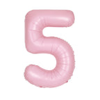 Pastel Pink Number Balloons 0-9 34"