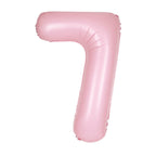 Pastel Pink Number Balloons 0-9 34"