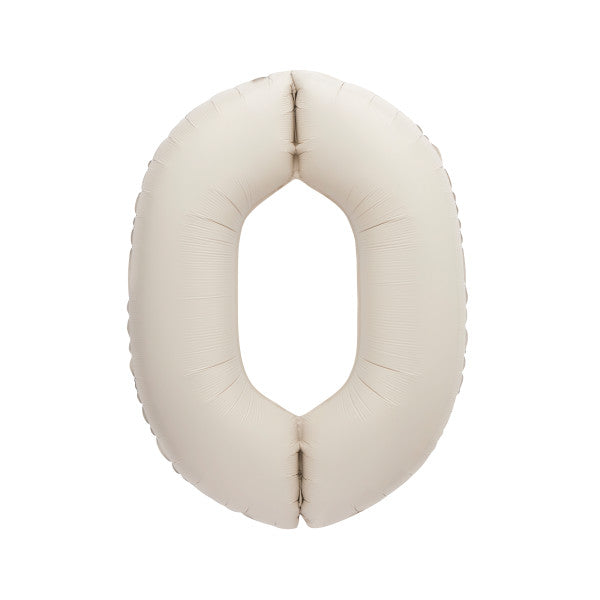 Matte Nude Number Balloons 0-9 34"