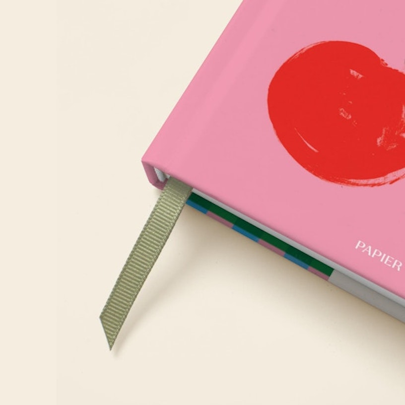 Papier: Fresh Cherries Lined Hardback Notebook