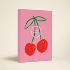 Papier: Fresh Cherries Lined Hardback Notebook