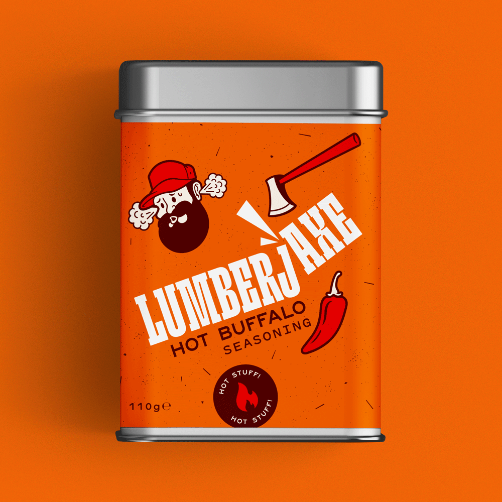 Lumberjaxe: Hot Buffalo Seasoning 100g