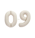 Matte Nude Number Balloons 0-9 34"
