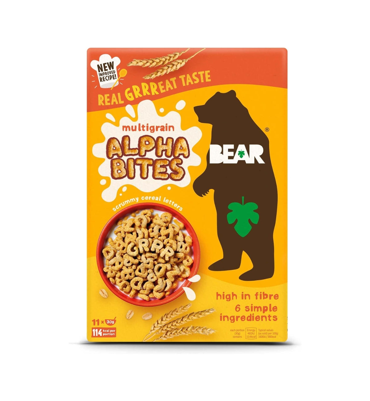 BEAR: Alphbites Multigrain Cereal 350g